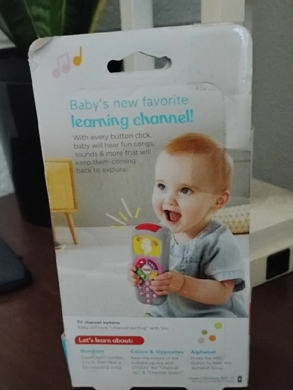 Fisher-Price Pink and Gray Laugh & Learn Sis's Remote Toy